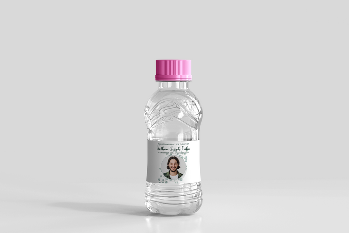 Eucalyptus Water Bottle Label Template