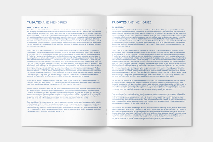 Plantilla personalizada de programa funerario de 12 páginas: un tributo significativo 1008