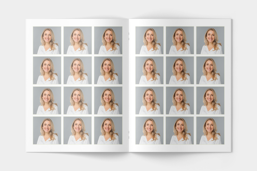 Daisy Funeral Program Template 8-Page Large