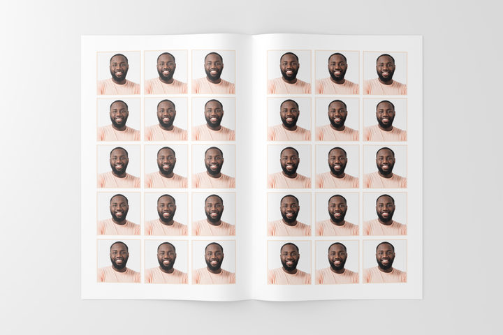 Vibrant Leaf Funeral Program Template 8-Page Small