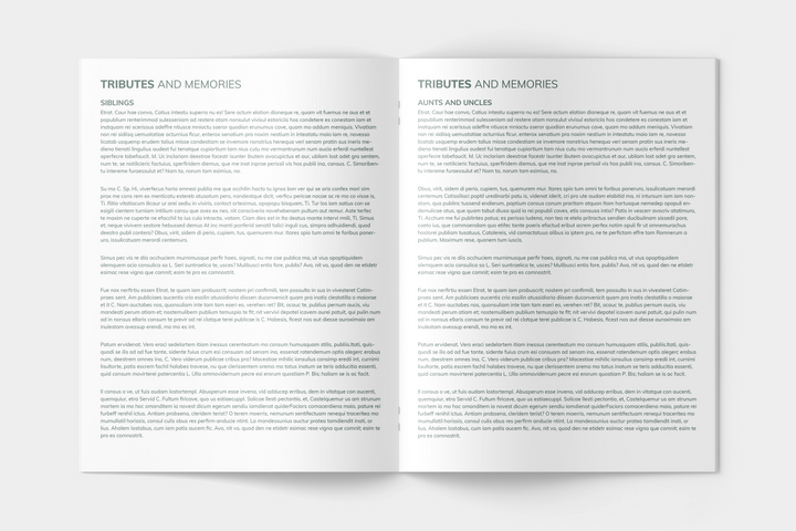 Eucalyptus Funeral Program Template 12-Page Large