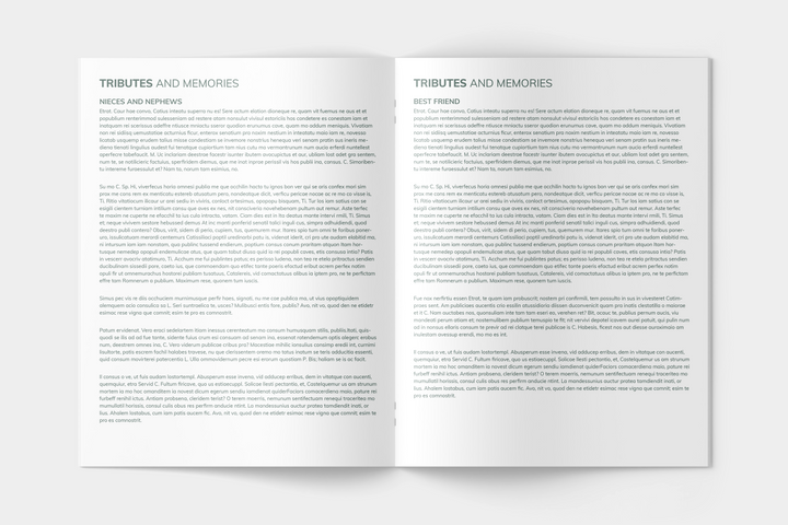 Eucalyptus Funeral Program Template 12-Page Large